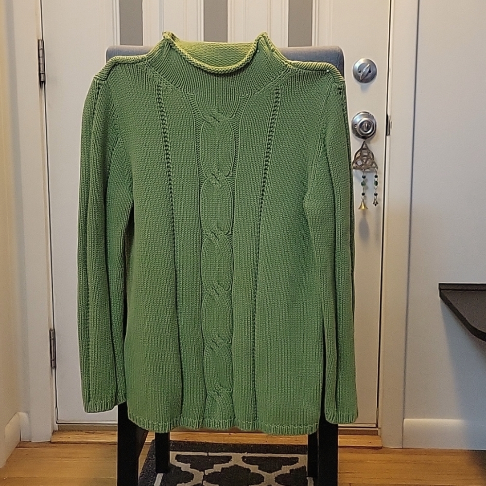 Liz Claiborne Sweater Small Green
